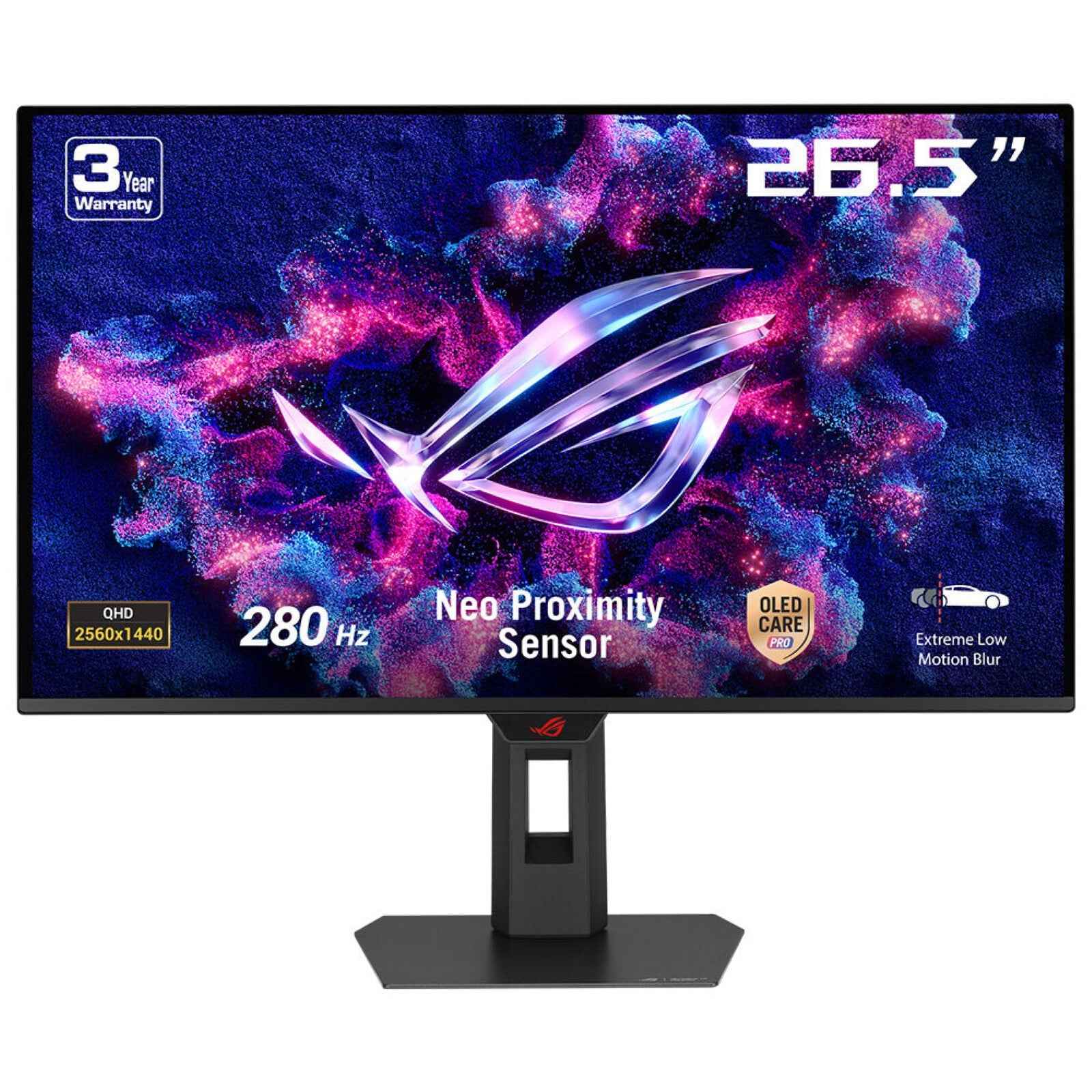 ASUS ROG Strix OLED XG27ACDMS computer monitor 67,3 cm (26.5") 2560 x 1440 Pixels Quad HD QD-OLED Zwart
