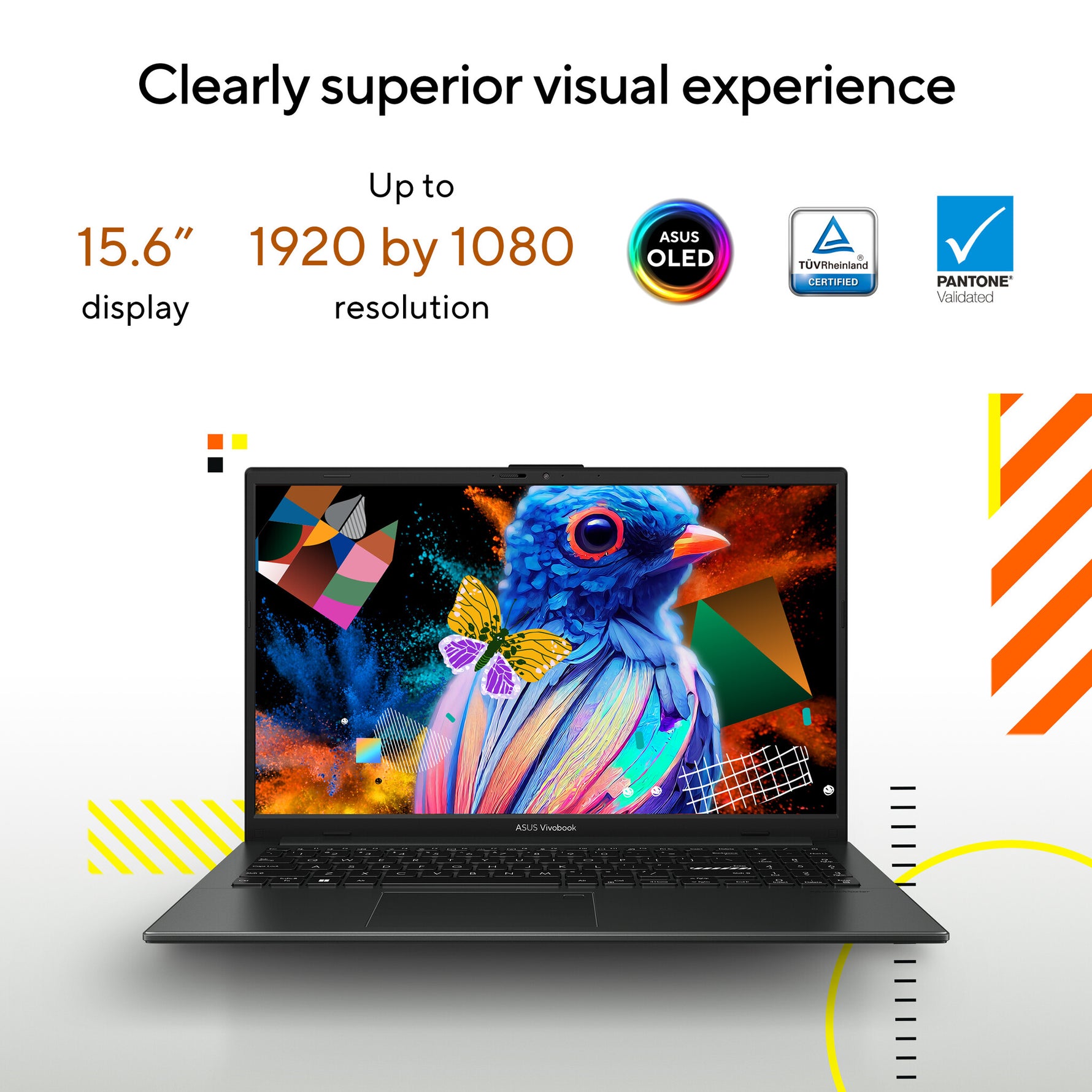 ASUS Vivobook Go 15 E1504FA-BQ5403W AMD Ryzen™ 5 40 Laptop 39,6 cm (15.6") Full HD 8 GB LPDDR5-SDRAM 512 GB SSD Wi-Fi 6E (802.11ax) Windows 11 Home Nederlands Zwart