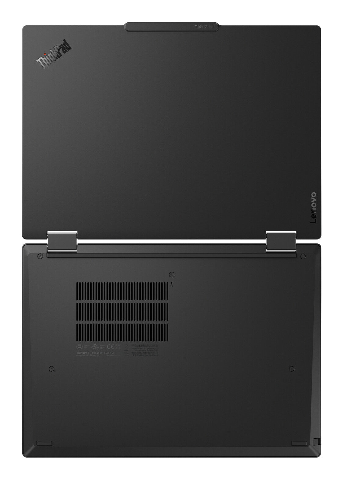 Lenovo ThinkPad T14s 2-in-1 Gen 2 Copilot+ PC Intel Core Ultra 7 355 Hybride (2-in-1) 35,6 cm (14") Touchscreen WUXGA 32 GB LPDDR5x-SDRAM 512 GB SSD Wi-Fi 7 (802.11be) Windows 11 Pro Zwart Engels