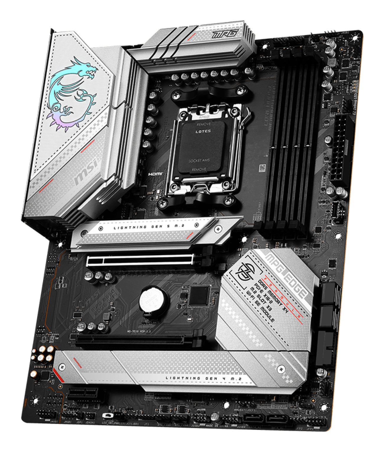 MSI MPG B650 EDGE WIFI moederbord AMD B650 Socket AM5 ATX