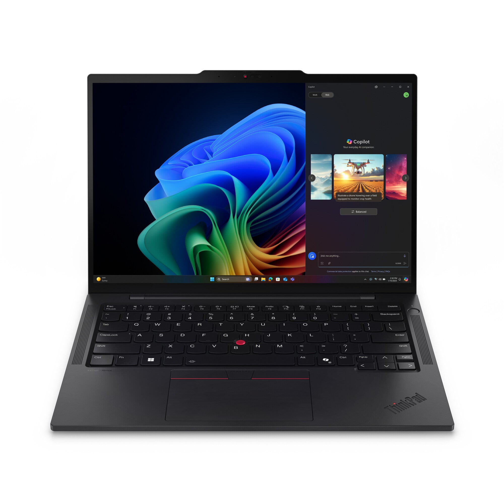 Lenovo ThinkPad T14s Gen 6 (Intel) Copilot+ PC Intel Core Ultra 7 258V Laptop 35,6 cm (14") WUXGA 32 GB LPDDR5x-SDRAM 1 TB SSD Wi-Fi 7 (802.11be) Windows 11 Pro Engels Zwart