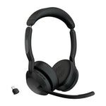 Jabra Evolve2 55 Headset Draadloos Hoofdband Kantoor/callcenter USB Type-C Bluetooth Oplaadhouder