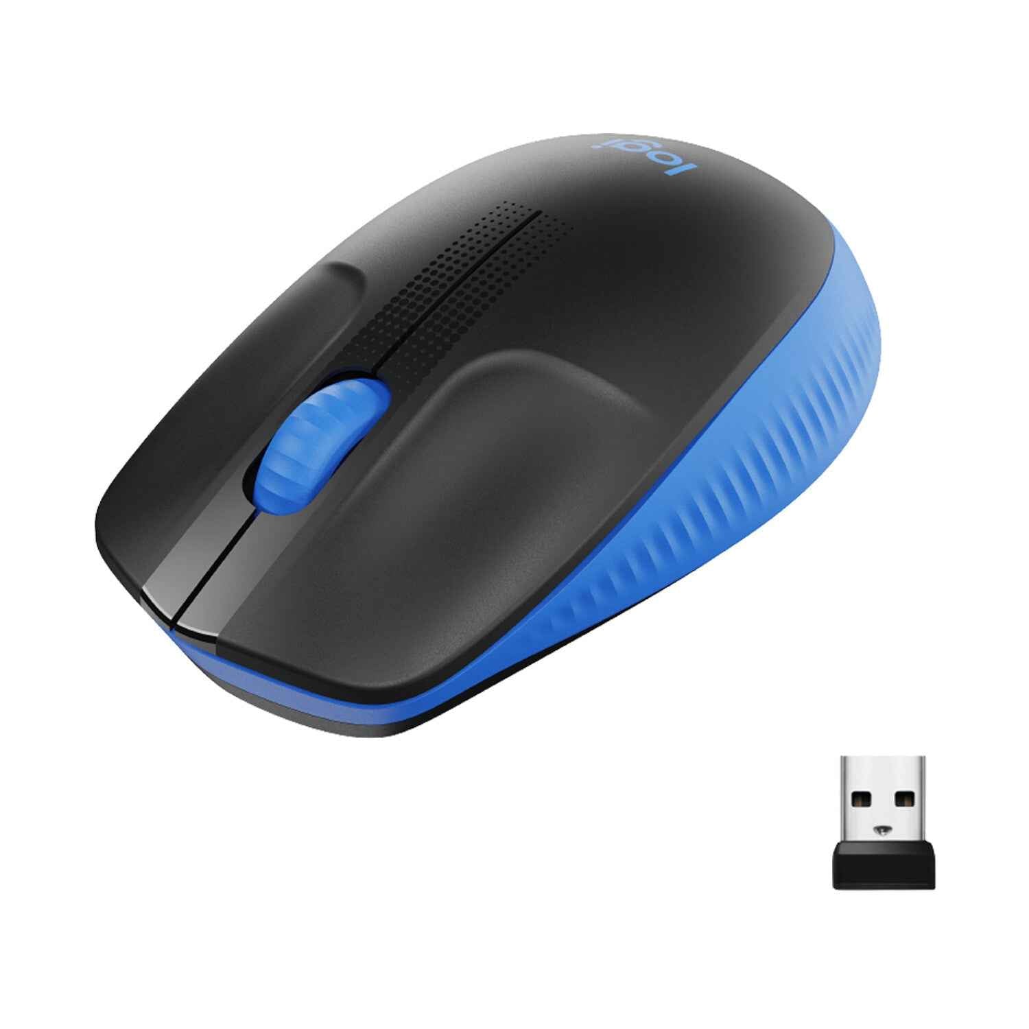 Logitech M190 Full-size wireless mouse - BLUE