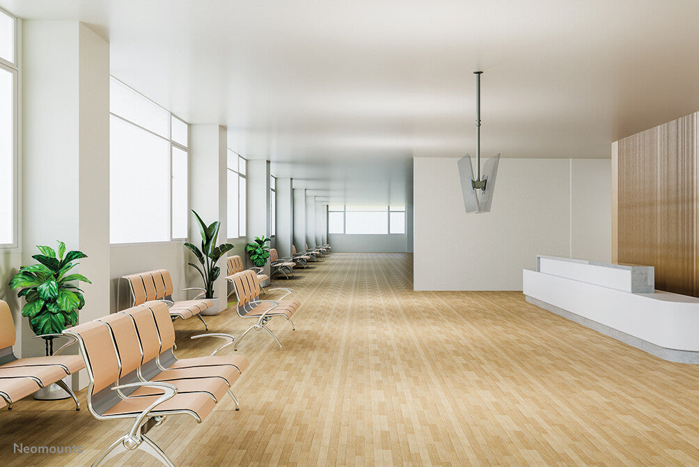 Neomounts CL35-340BL22 Dual monitor/TV-beugel plafond 23-42