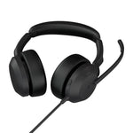 Jabra Evolve2 50 Headset Bedraad Hoofdband Kantoor/callcenter USB Type-C / USB Type-A Bluetooth Zwart