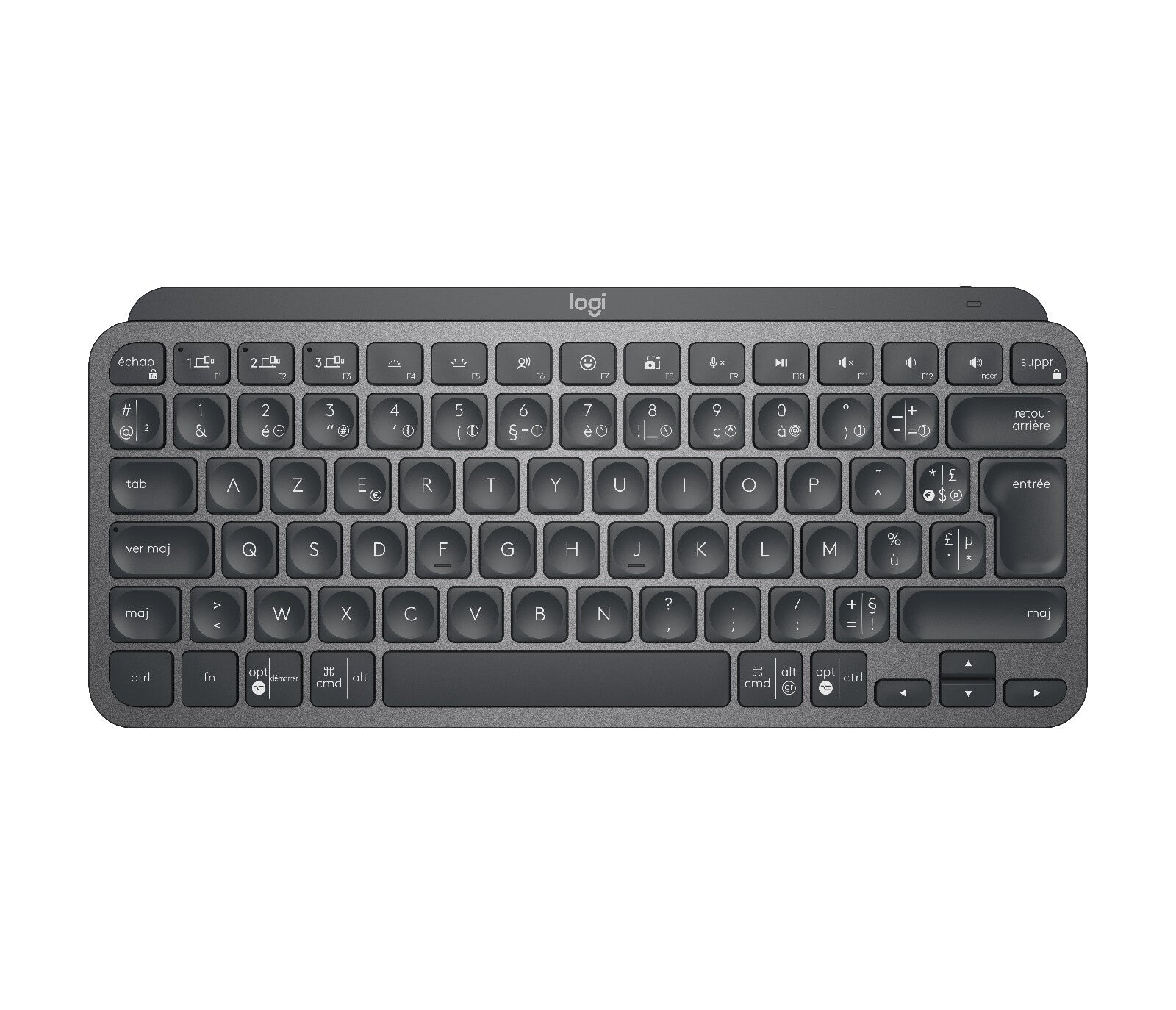 Logitech MX Keys Mini Wless Illumi Graph KBD FR