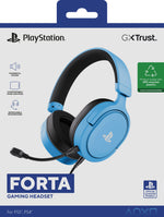 Trust GXT 498B Forta Headset Bedraad Hoofdband Gamen Blauw