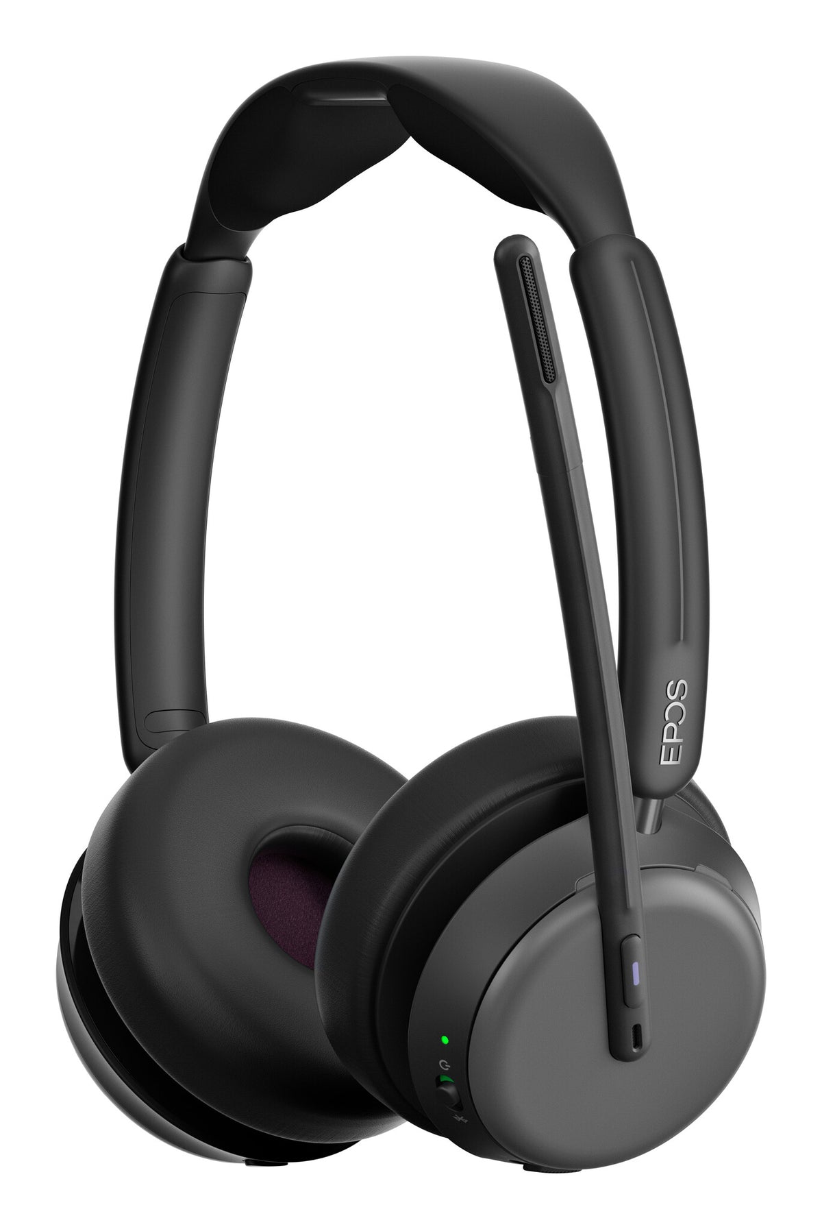 EPOS IMPACT 1000 MS UC ANC WL USB-C+A Headset Draadloos Hoofdband Kantoor/callcenter USB Type-C Bluetooth Zwart