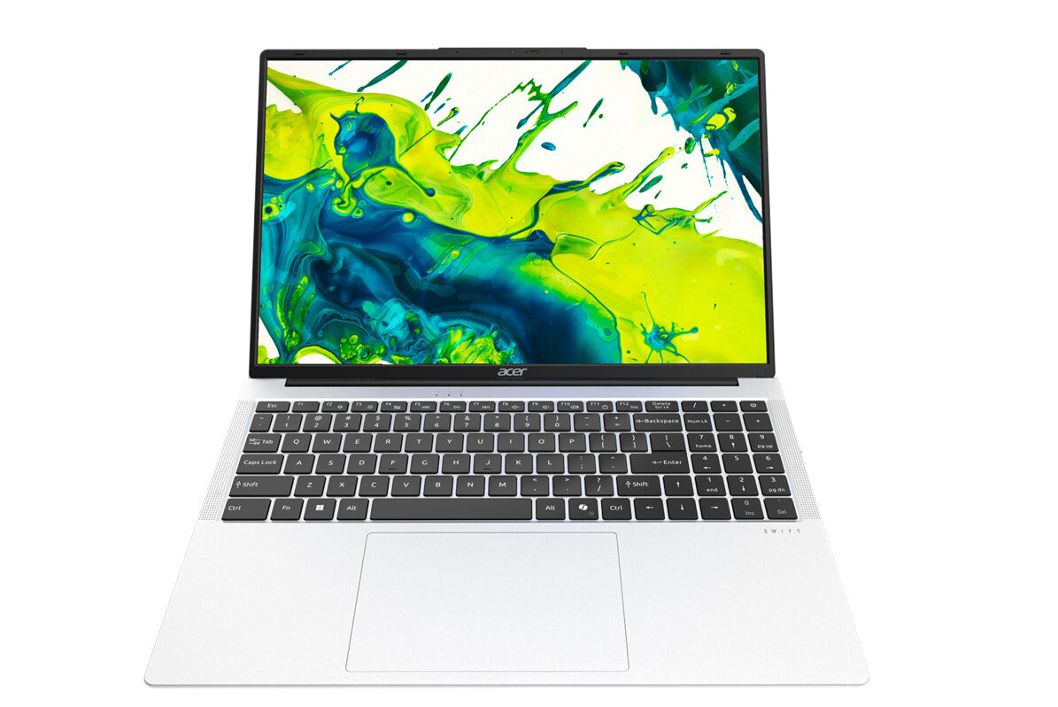 Acer Swift Lite SFL16-31P-327U Intel Core 3 N355 Laptop 40,6 cm (16") WUXGA 8 GB LPDDR5-SDRAM 512 GB SSD Wi-Fi 6 (802.11ax) Windows 11 Home Zilver