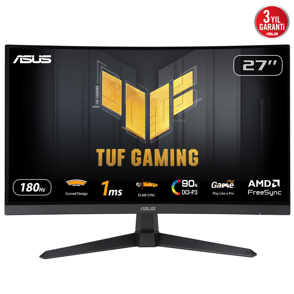 ASUS TUF Gaming VG27VQ3B computer monitor 68,6 cm (27") 1920 x 1080 Pixels Full HD LCD Zwart