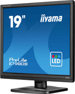 iiyama ProLite E1980S-B1 computer monitor 48,3 cm (19") 1280 x 1024 Pixels VGA LED Zwart