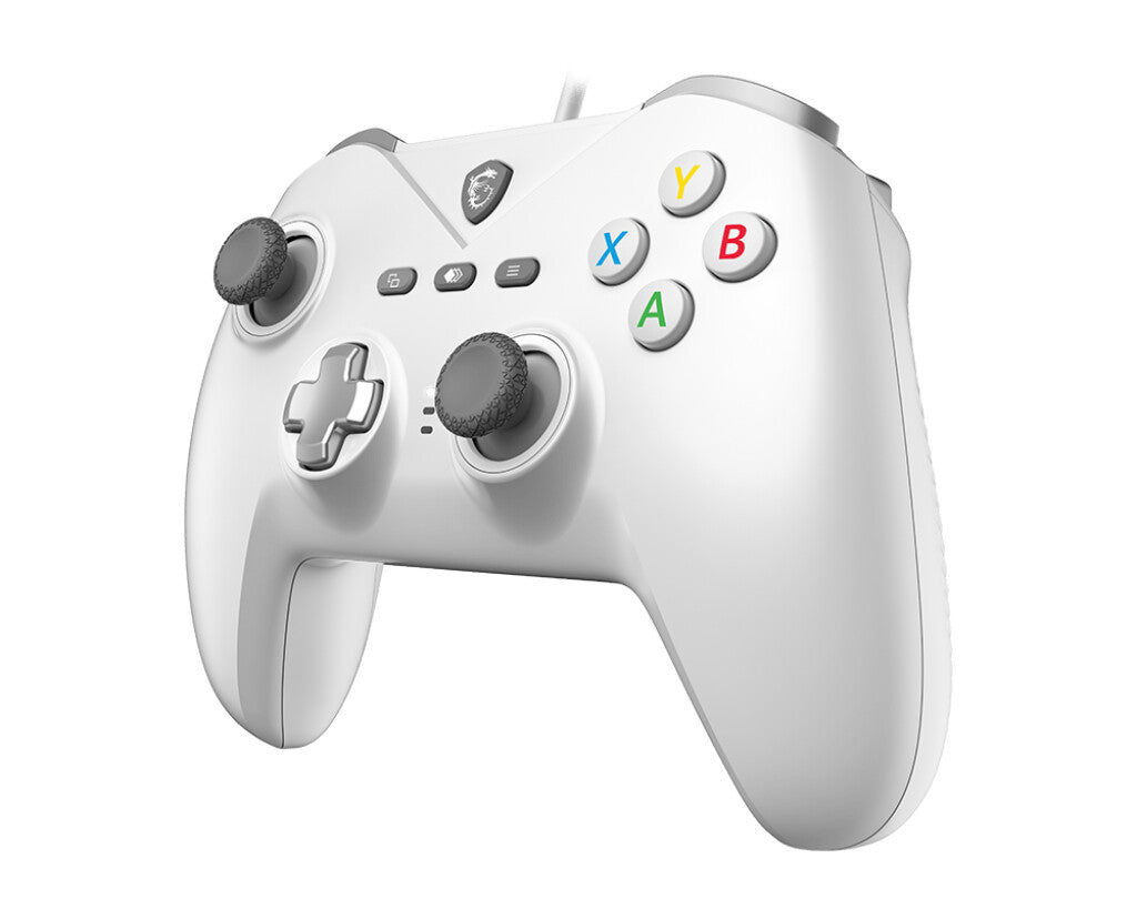 MSI FORCE GC200 WHITE game controller Wit USB Gamepad Analoog/digitaal Android, PC