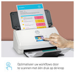 HP ScanJet Pro N4000 snw1 Paginascanner 600 x 600 DPI A4 Zwart, Wit