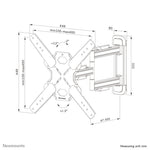 Neomounts WL40S-850BL14 TV-beugel wand 32-65" - full motion - snelle installatie