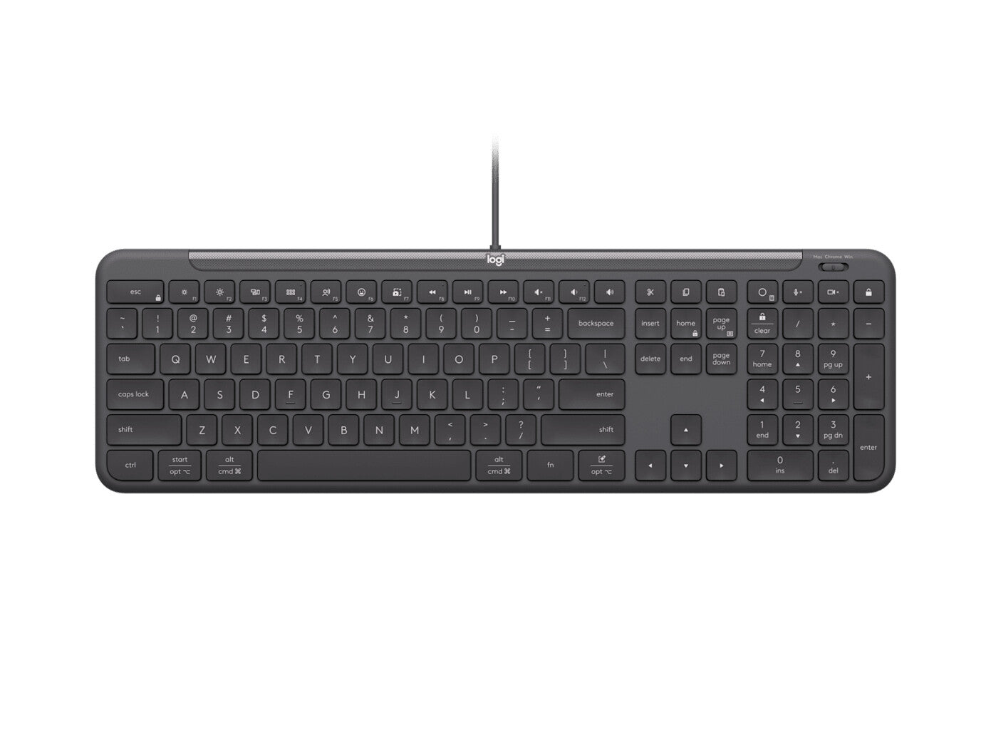 Logitech WIRED KBD K620 BUSINESS GRAPHITE NLB