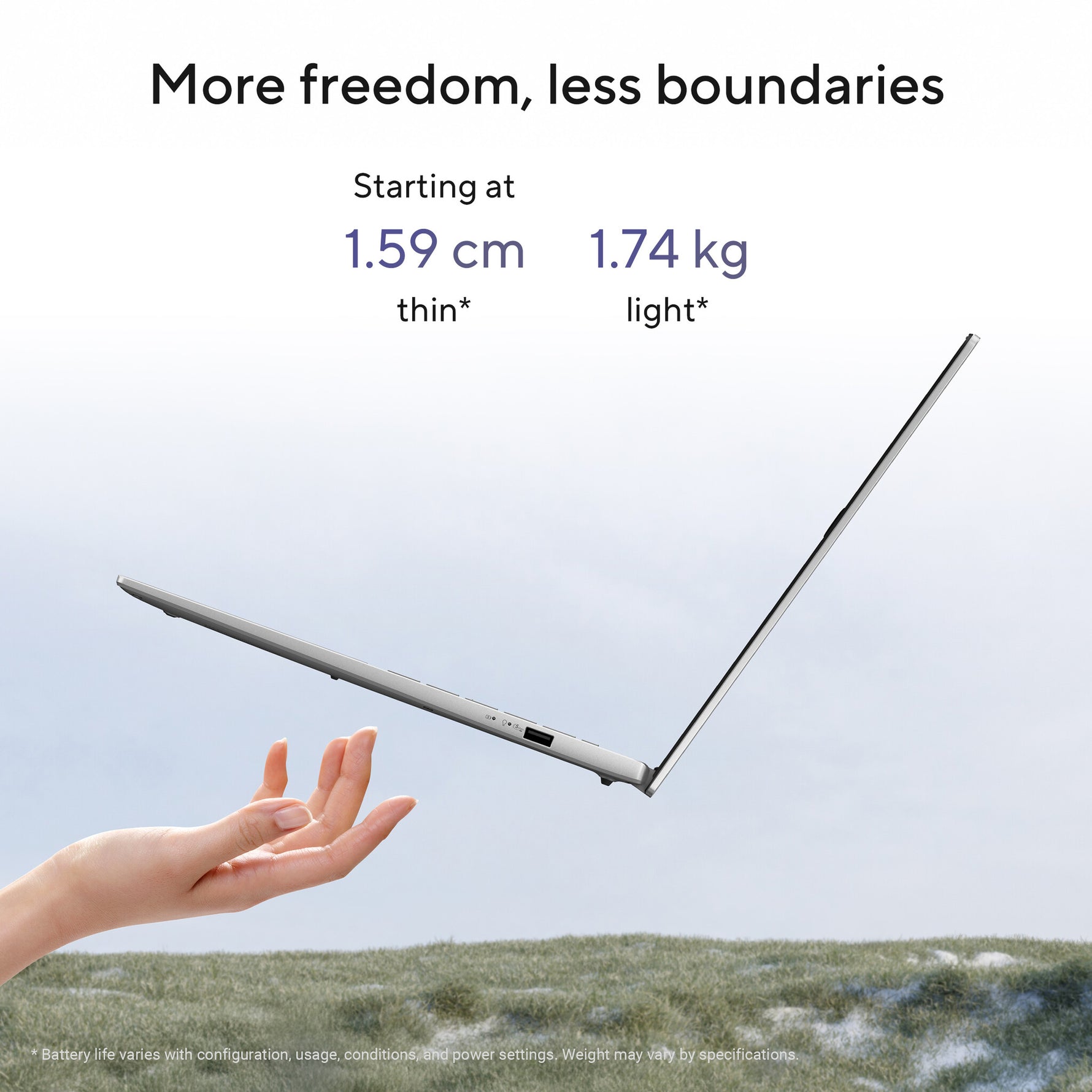 ASUS Vivobook S16 S3607QA-PL003W Qualcomm Snapdragon X1-26-100 Laptop 40,6 cm (16