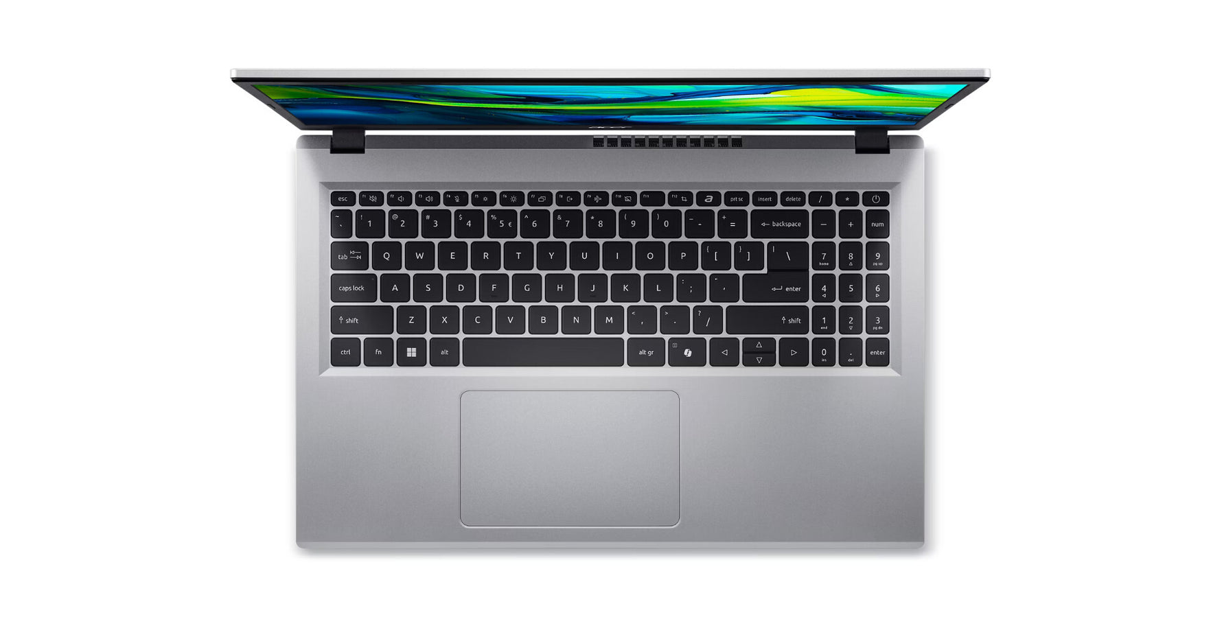Acer Aspire Go 15 AG15-32P-3534 Intel Core 3 N355 Laptop 39,6 cm (15.6") Full HD 8 GB DDR5-SDRAM 512 GB SSD Wi-Fi 6 (802.11ax) Windows 11 Home US International Zilver