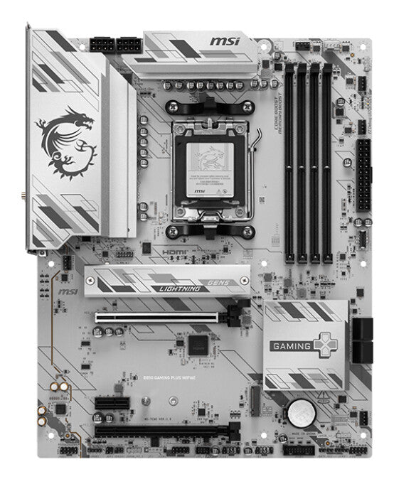 MSI B850 GAMING PLUS WIFI6E moederbord AMD B850 Socket AM5 ATX