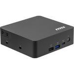 MSI Cubi NUC AI+ 3MG-004BEU USFF Zwart 355 Intel SoC FCBGA2540 4,7 GHz Ingebouwde luidsprekers