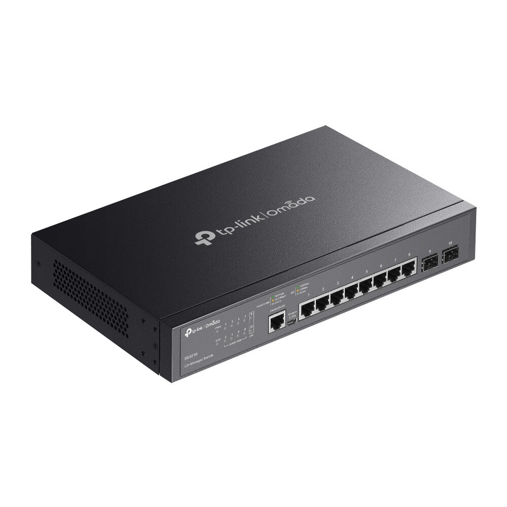 TP-Link Omada SG3210 netwerk-switch Managed L2/L3 Gigabit Ethernet (10/100/1000) 1U Zwart