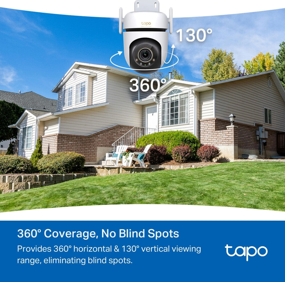 TP-Link TAPO C530WS bewakingscamera Turret IP-beveiligingscamera Buiten 2880 x 1620 Pixels Muur