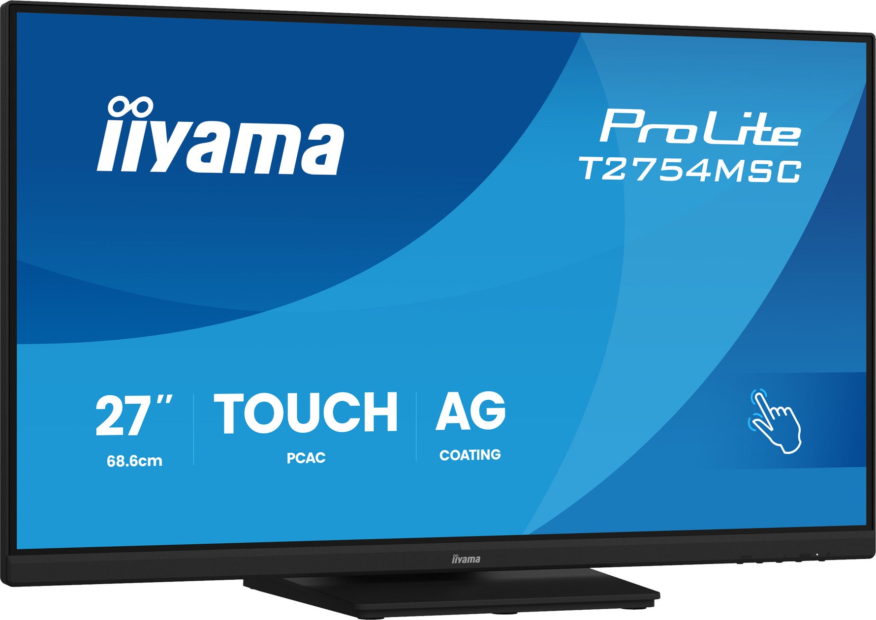 iiyama ProLite T2754MSC-B2AG computer monitor 68,6 cm (27") 1920 x 1080 Pixels Full HD LED Touchscreen Multi-gebruiker Zwart