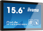 iiyama ProLite TF1634MC-B8X computer monitor 39,6 cm (15.6") 1920 x 1080 Pixels Full HD LED Touchscreen Multi-gebruiker Zwart