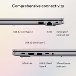 ASUS ExpertBook P1 PM1403CDA-S60200X AMD Ryzen™ 7 170 Laptop 35,6 cm (14") Full HD 16 GB DDR5-SDRAM 512 GB SSD Wi-Fi 6E (802.11ax) Windows 11 Pro Grijs QWERTY US International