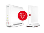 Mesh Set FRITZ! 4060 + 3000 AX INT Tri-band (2.4 GHz / 5 GHz / 5 GHz) Wi-Fi 6 (802.11ax) Wit 4x4
