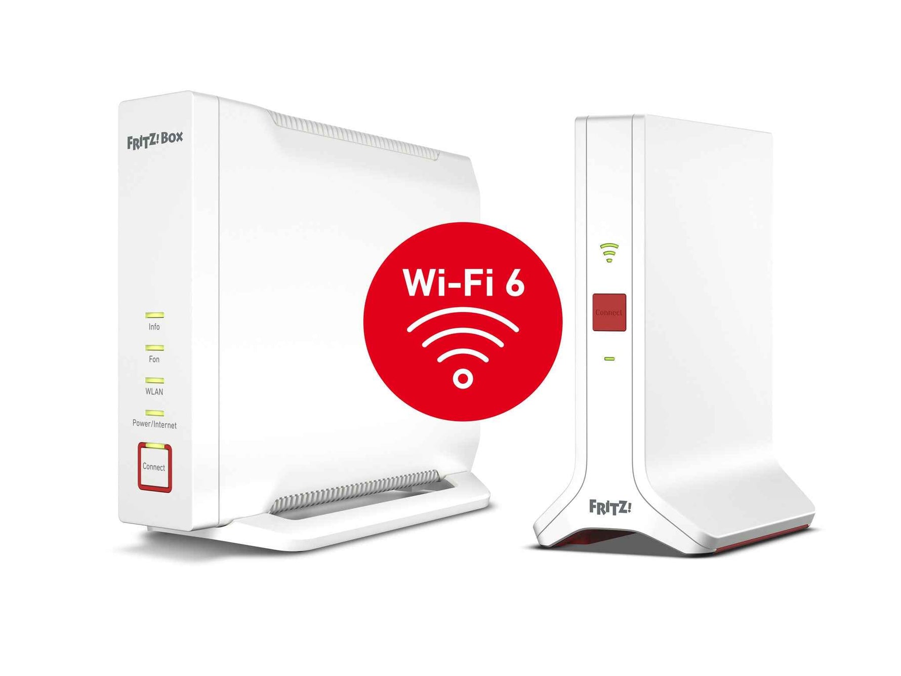 Mesh Set FRITZ! 4060 + 3000 AX INT Tri-band (2.4 GHz / 5 GHz / 5 GHz) Wi-Fi 6 (802.11ax) Wit 4x4