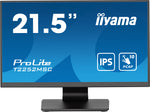 iiyama ProLite T2252MSC-B2 computer monitor 54,6 cm (21.5") 1920 x 1080 Pixels Full HD LCD Touchscreen Zwart