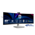 Philips 49B2U6900CH/00 computer monitor 124 cm (48.8") 5120 x 1440 Pixels Dual QHD LCD Zwart