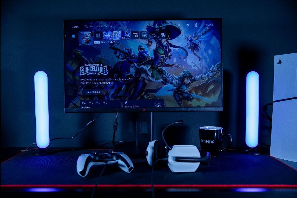 Konix Skylite Headset Bedraad Hoofdband Gamen Zwart, Wit