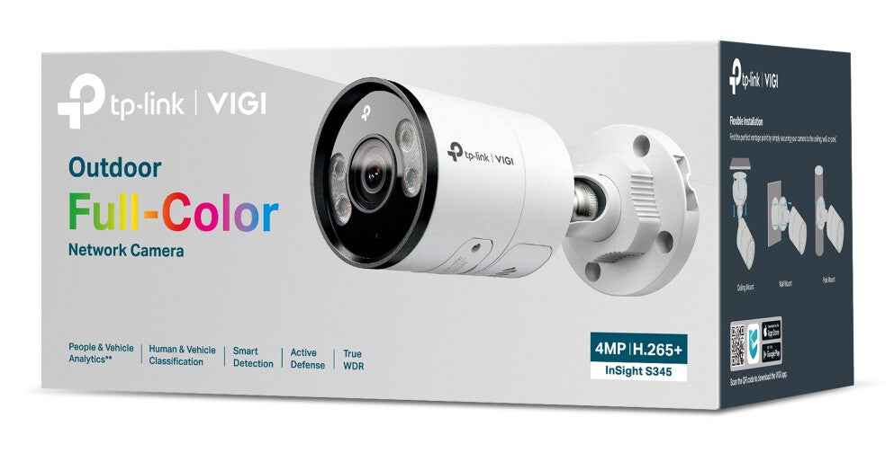 TP-Link INSIGHT S345 Kogel (vorm) IP-beveiligingscamera Buiten 2688 x 1520 Pixels Muur