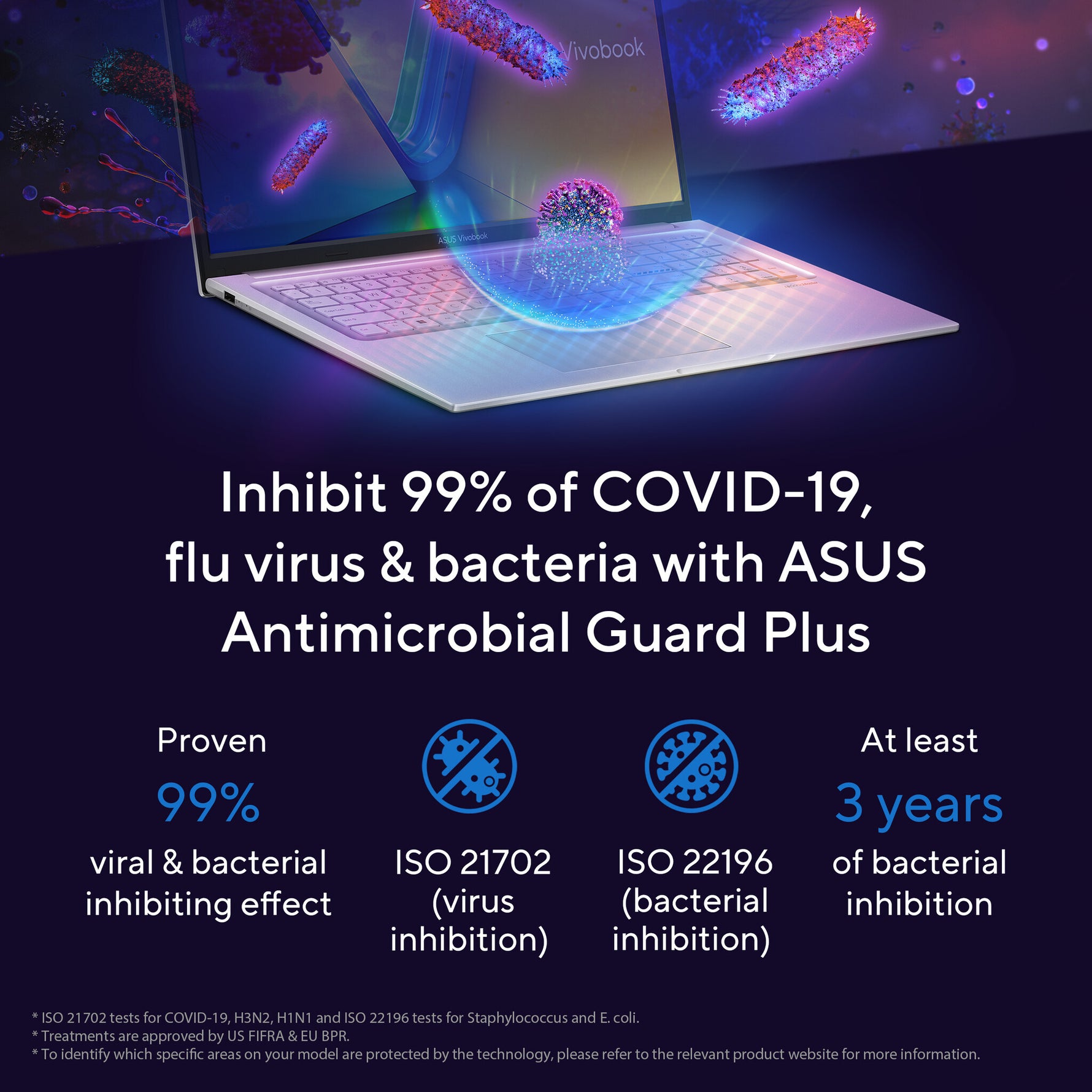 ASUS Vivobook 17 X1704MA-AU012W Intel Core 5 320 Laptop 43,9 cm (17.3") Full HD 16 GB DDR5-SDRAM 512 GB SSD Wi-Fi 6 (802.11ax) Windows 11 Home Blauw