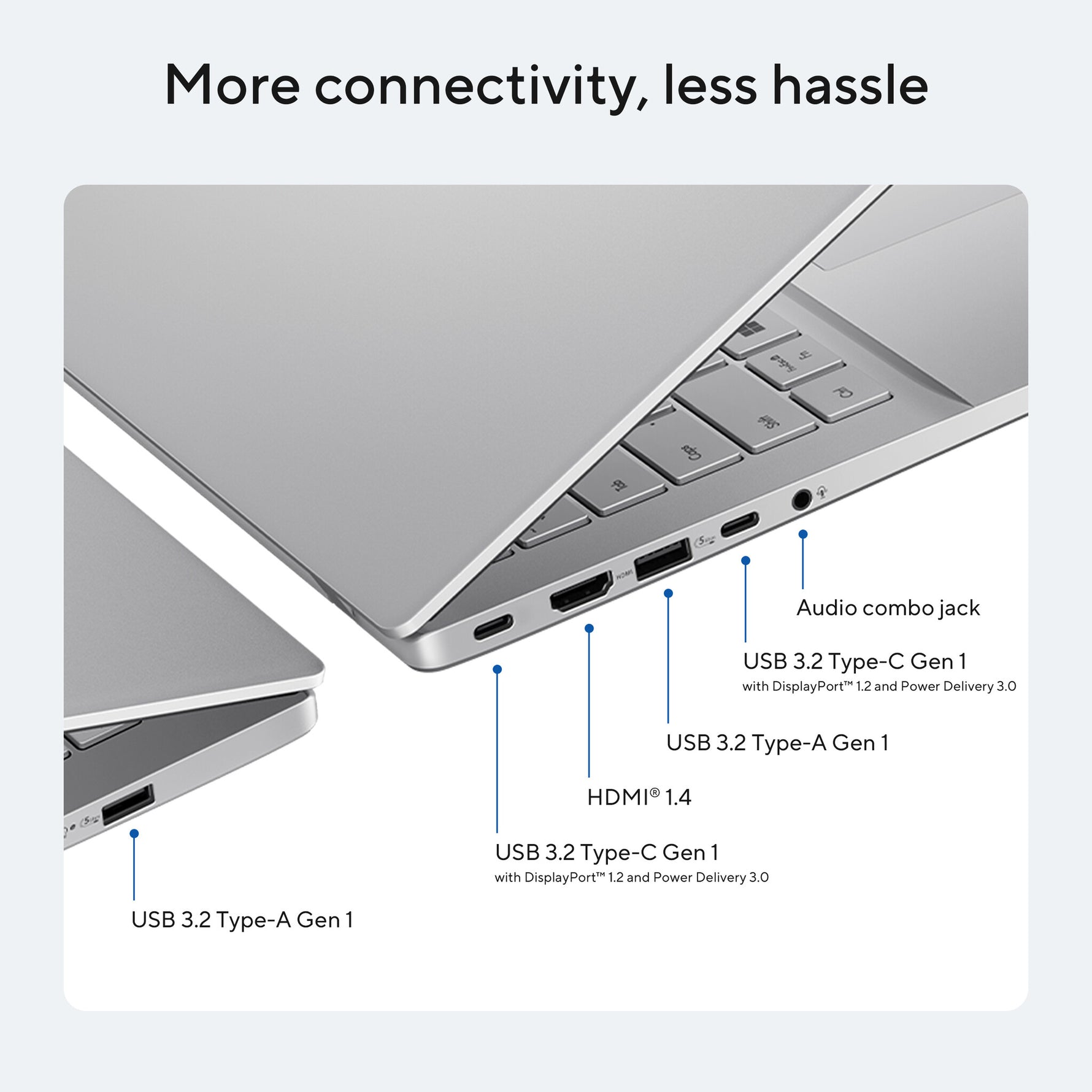 ASUS Vivobook S16 S3607VA-RP097W Intel Core 5 210H Laptop 40,6 cm (16") WUXGA 16 GB DDR5-SDRAM 512 GB SSD Wi-Fi 6 (802.11ax) Windows 11 Home Nederlands Zilver