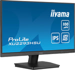 iiyama ProLite XU2293HSU-B7 computer monitor 54,6 cm (21.5") 1920 x 1080 Pixels Full HD LED Zwart