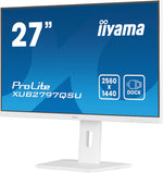 iiyama ProLite XUB2797QSU-W2 computer monitor 68,6 cm (27") 2560 x 1440 Pixels Quad HD LED Wit