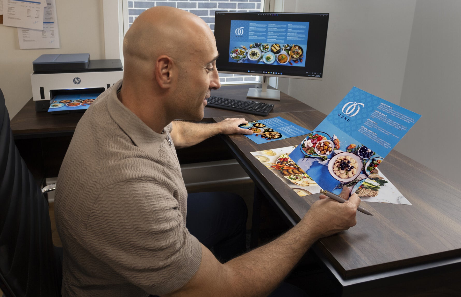 HP Smart Tank 7605 Draadloos All-in-One Kleur Printer, Dubbelzijdig printen; Kopieerapparaat, Scanner