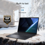ASUS ExpertBook B3 B3605CCA-MB0295X Intel Core Ultra 5 225H Laptop 40,6 cm (16") WUXGA 32 GB DDR5-SDRAM 1 TB SSD Wi-Fi 6E (802.11ax) Windows 11 Pro US International Zwart, Grijs