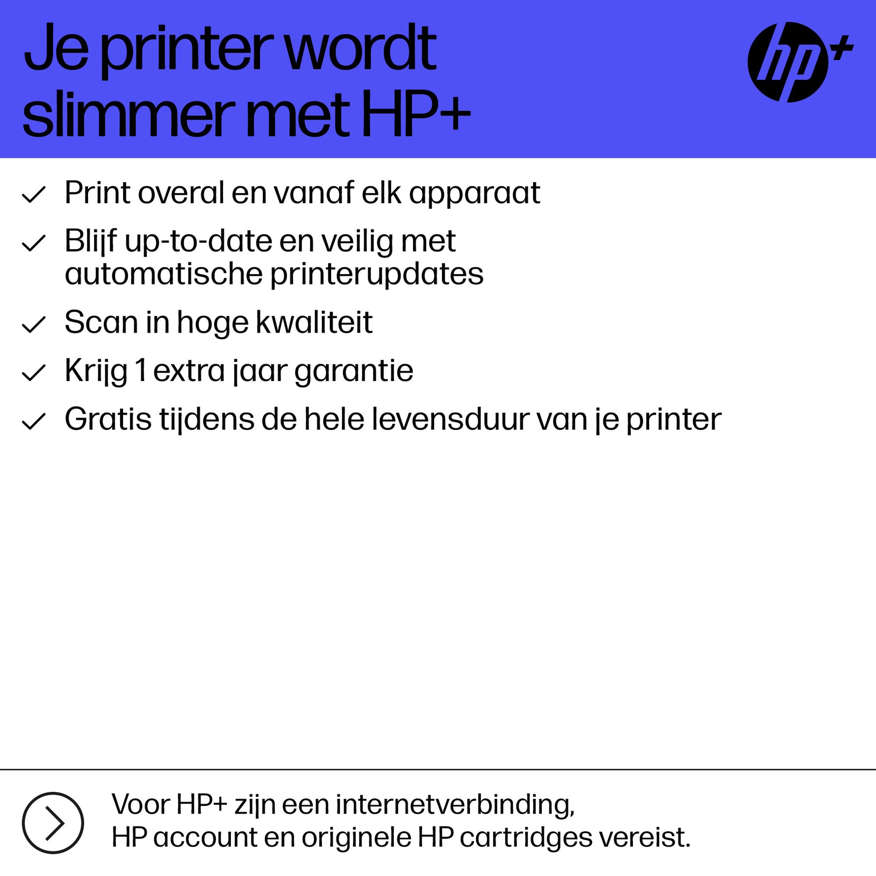 HP OfficeJet Pro 8135e Draadloos All-in-One Kleur Printer, Instant Ink; Dubbelzijdig printen