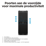 HP Z6 G5 A AMD Ryzen Threadripper PRO 7955WX 64 GB DDR5-SDRAM 2 TB SSD Windows 11 Pro Tower Workstation AI Workstation Zwart