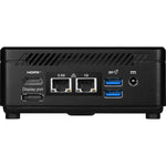 MSI Cubi 5 1M-498EU Intel Core 3 100U 8 GB DDR5-SDRAM 512 GB SSD Windows 11 Home Mini PC Zwart
