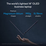 ASUS ExpertBook B9 OLED B9403CVAR-PP1678X Intel Core 7 150U Laptop 35,6 cm (14") WQXGA+ 32 GB LPDDR5x-SDRAM 1 TB SSD Wi-Fi 6E (802.11ax) Windows 11 Pro Duits Zwart