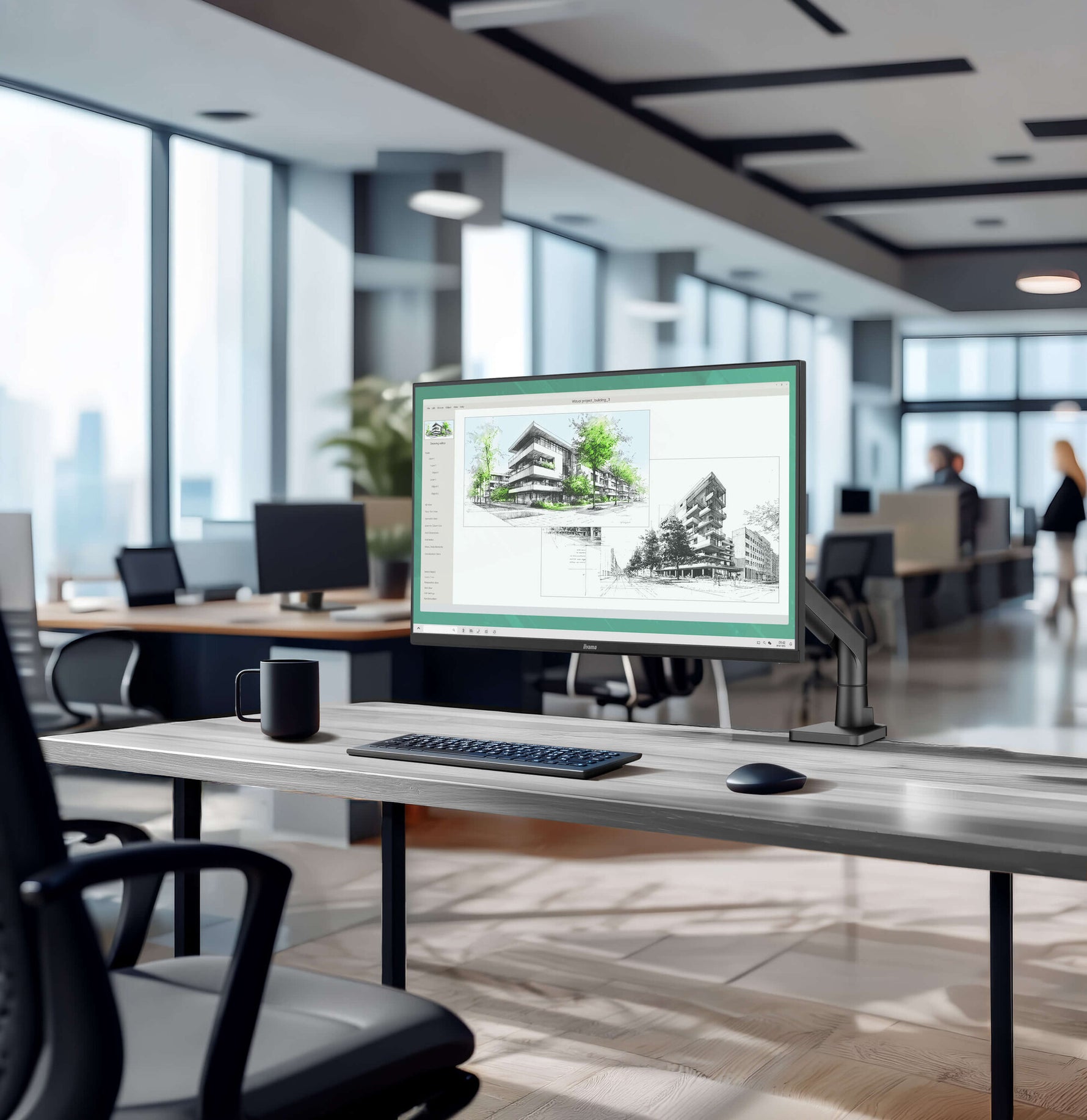 iiyama ProLite X2791QS-B1 computer monitor 68,6 cm (27") 2560 x 1440 Pixels Quad HD LED Zwart