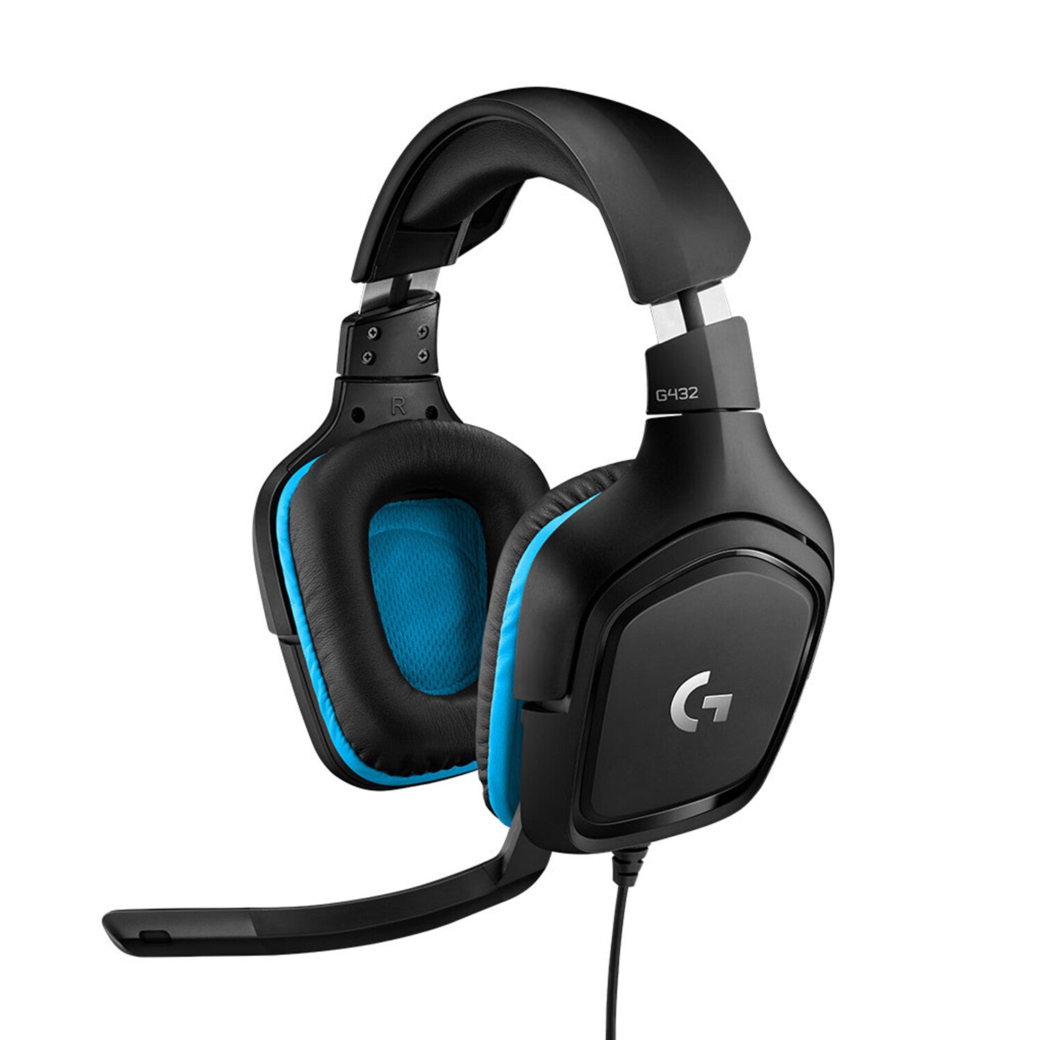 Logitech G G432 Game-Headset wired 7.1 Surround Blu