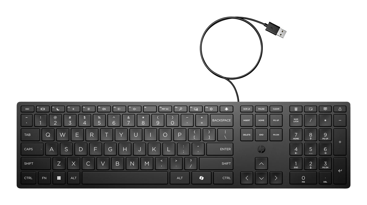 HP 9SR37UT#AC0 toetsenbord Kantoor USB Zwart