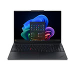 Lenovo ThinkPad E16 Gen 4 (Intel) Copilot+ PC Intel Core Ultra 7 355 Laptop 40,6 cm (16") WUXGA 16 GB DDR5-SDRAM 512 GB SSD Wi-Fi 7 (802.11be) Windows 11 Pro Zwart Engels