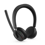 Lenovo 6550 Headset Draadloos Hoofdband Kantoor/callcenter USB Type-C Bluetooth Zwart