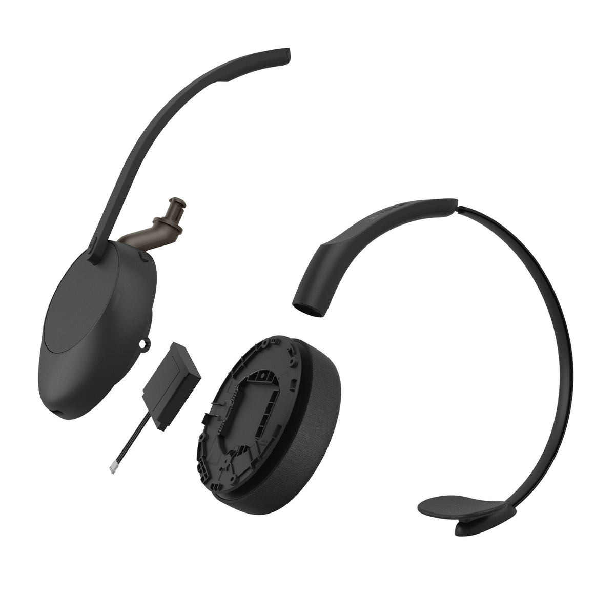 Jabra Evolve3 65 Headset Draadloos Hoofdband Kantoor/callcenter USB Type-C Bluetooth Zwart